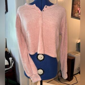 Pink Knit Long Sleeve